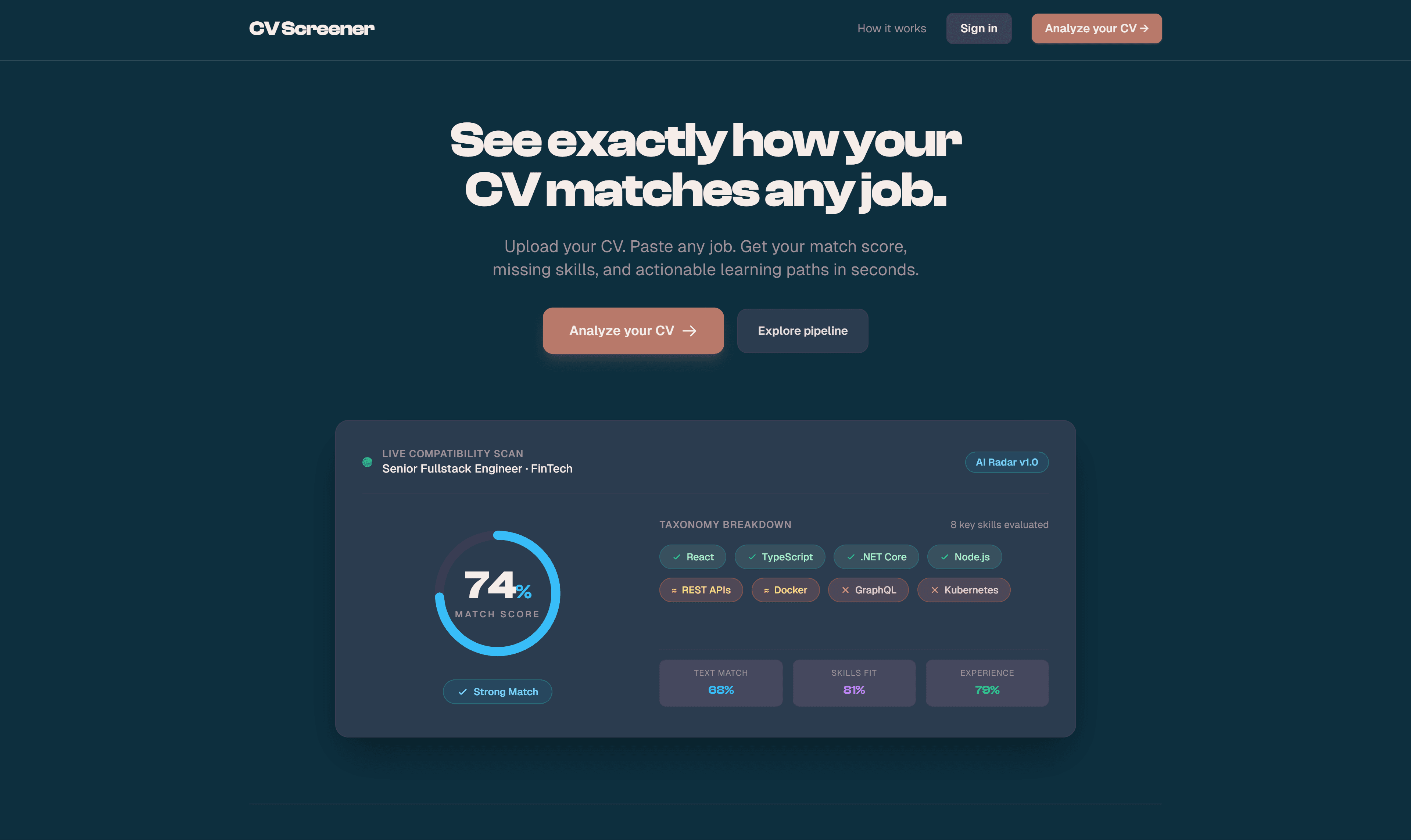 CV Screener
