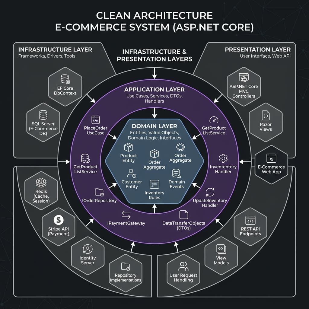 System Architecture — Clean Architecture Layers